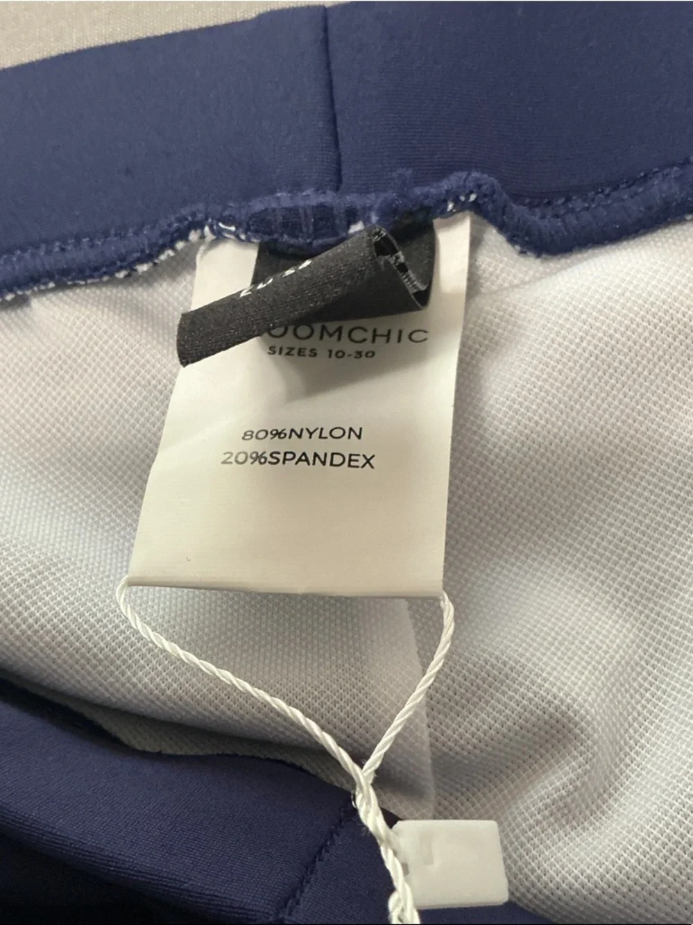 BloomChic Navy Blue Swim Shorts- Size 28 - Picture 6 of 6